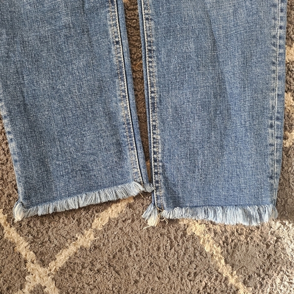 Kancan Alex High Rise Crop Straight Frayed Size 24 - Picture 4 of 8